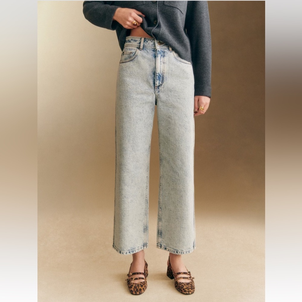 Sezane Le Crop Jeans size 28